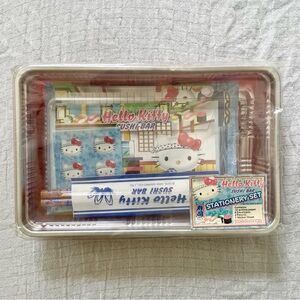 Vintage 2004 Hello Kitty Sushi Bar stationery set